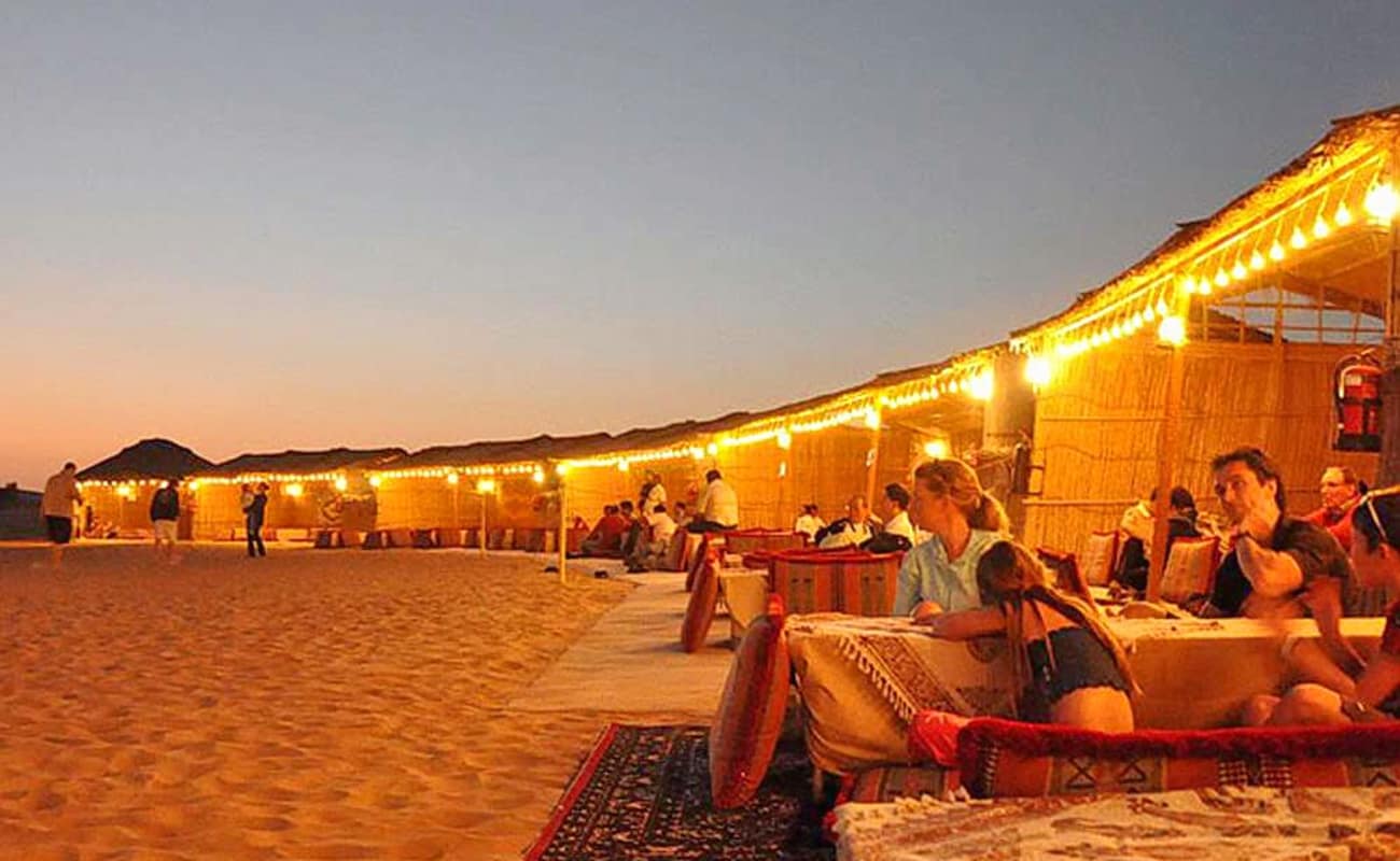 People at Liwa Overnight Desert Safari