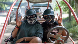 People driving Buggy ATV