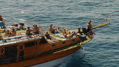 People Relaxing on a Boat 