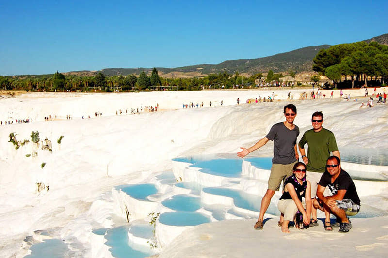 Heldags Pamukkale-kulturudflugt inkl. entré til Pamukkale