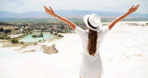 Ganztägiger Pamukkale-Kulturtrip mit Eintritt, Mittagessen, Abendessen & Hin- und Rücktransfer ab Alanya