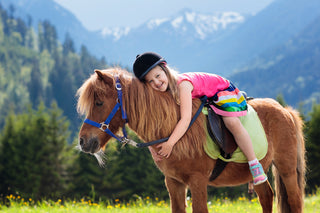 Girl enjoying horseback Riding in the Taurus Mountains