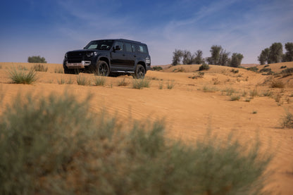 Dubai Evening Platinum Desert Safari in Private Land Rover Defender