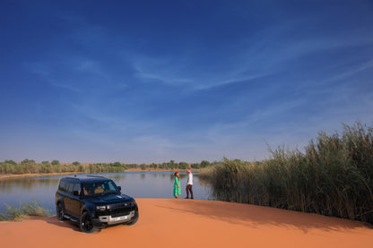 Dubai Evening Platinum Desert Safari in Private Land Rover Defender