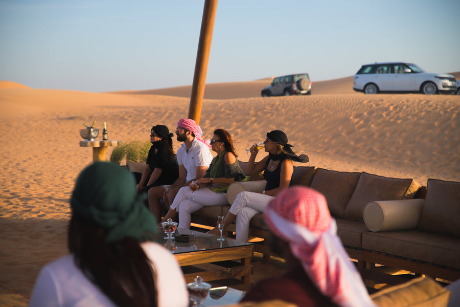 Dubai Evening Platinum Desert Safari in Private Land Rover Defender