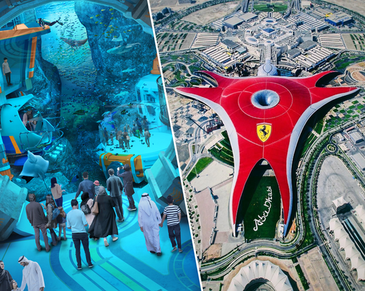 Частный автомобиль с входом в Ferrari World и SeaWorld Abu Dhabi из Дубая