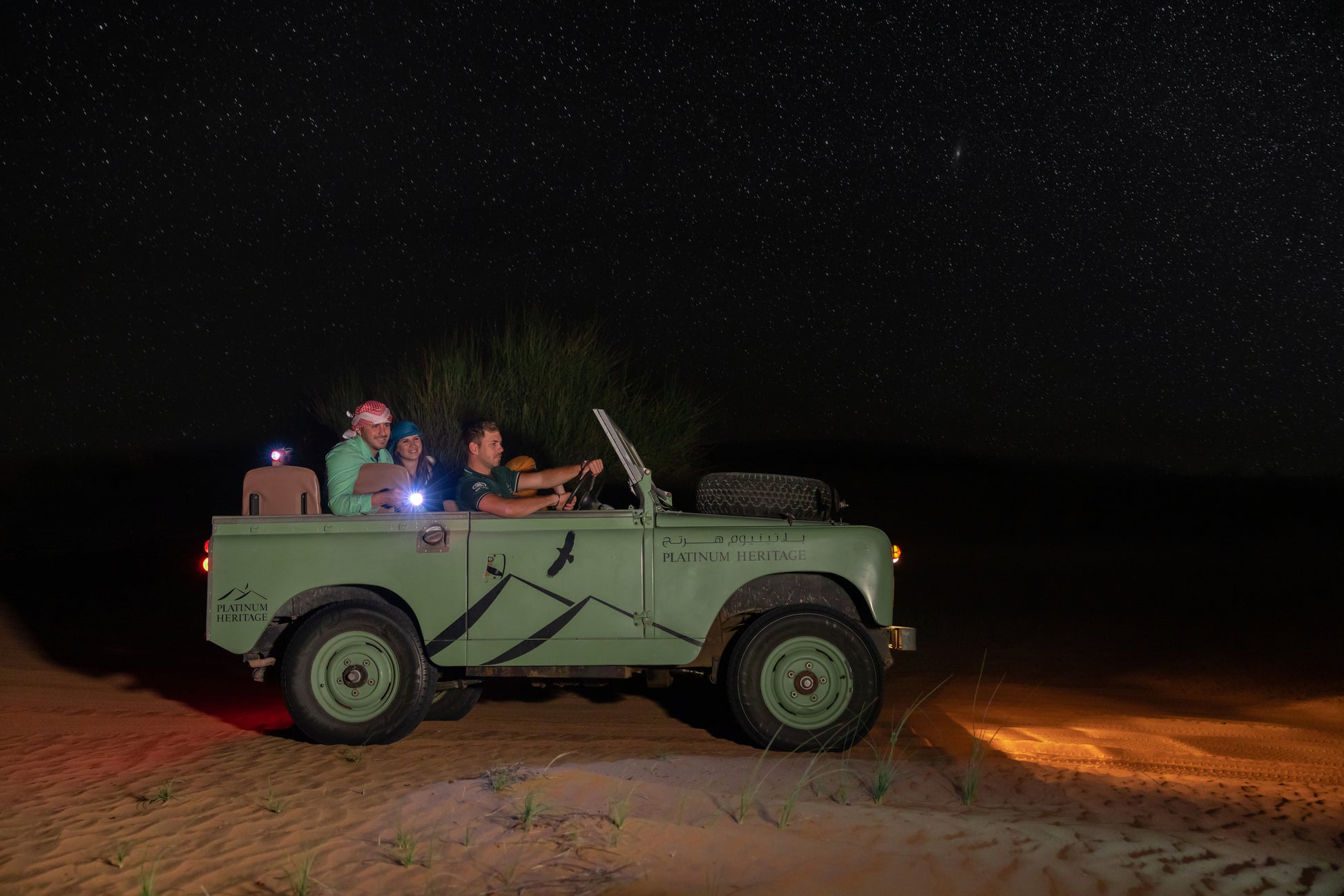 Dubai Private Night Heritage Safari and Astronomy