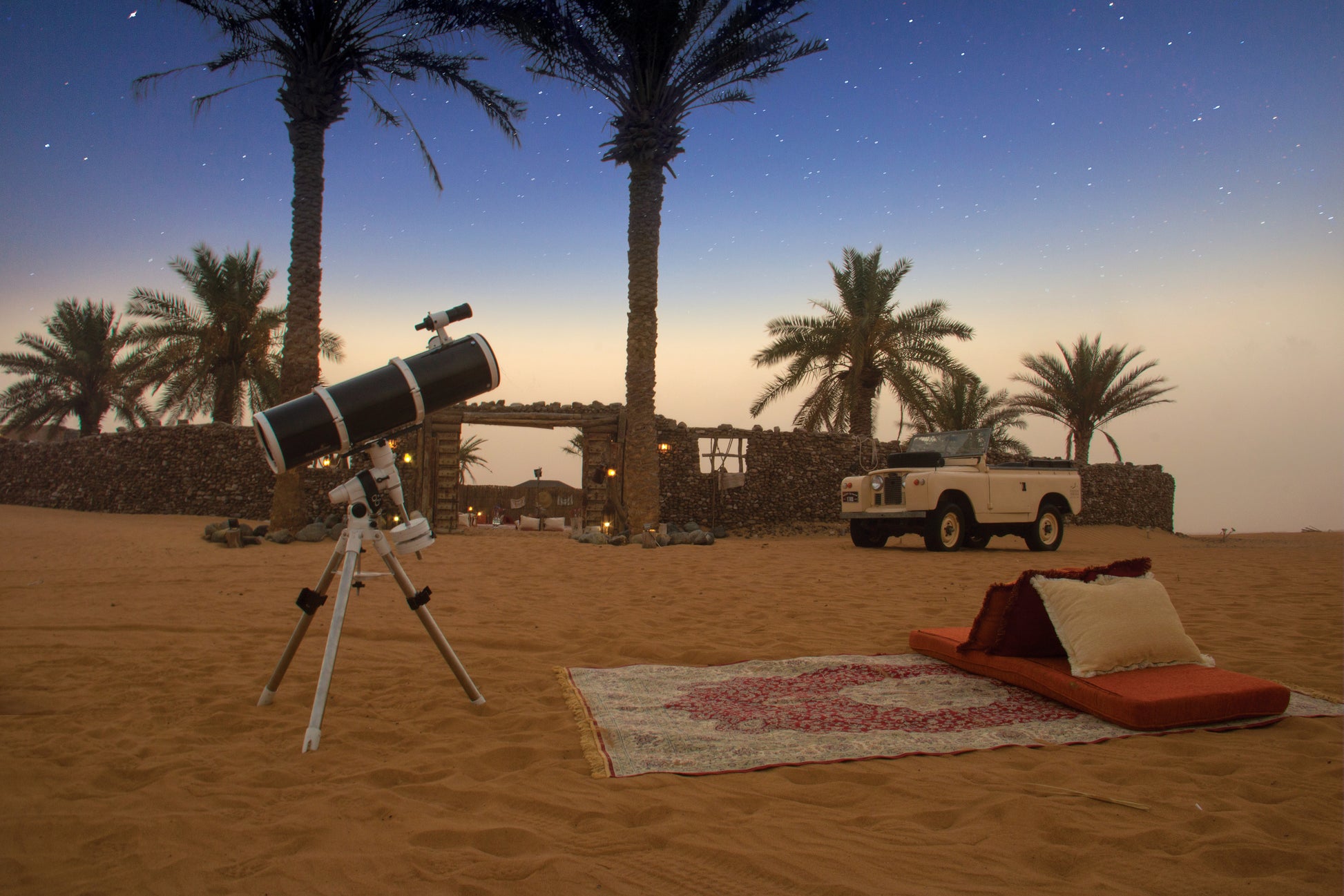 Dubai Private Night Heritage Safari and Astronomy