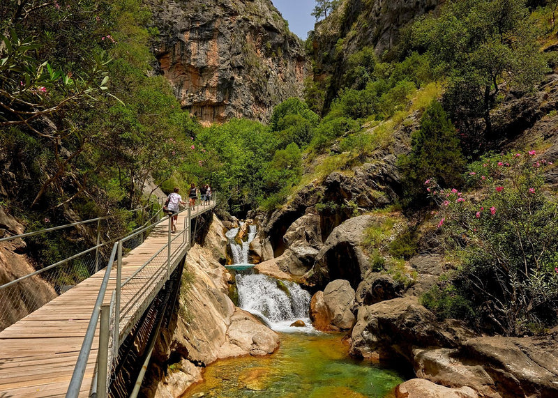 Sapadere Canyon Waterfall Bridge