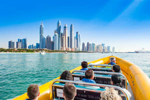 The Yellow Boats conducting a sightseeing tour