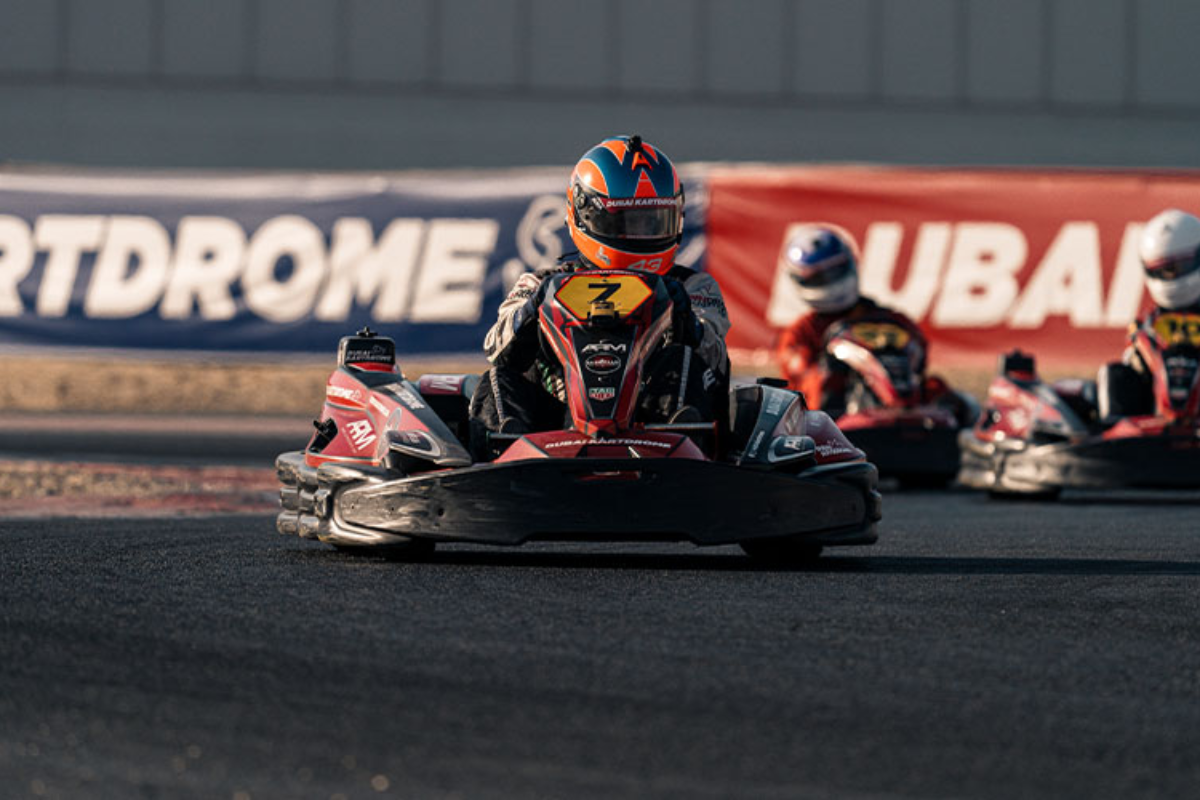 Drivers racing at Autodrome complex