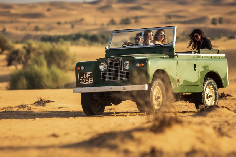 Dubai Heritage Safari in Vintage Land Rover