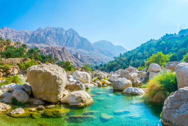 Ganztägige Tour Wadi Shab &amp; Bimmah Sinkhole ab Muscat