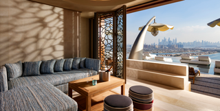 Sitting Area with a view of Cloud 22 Rooftop Infinity Pool - Atlantis The Royal
