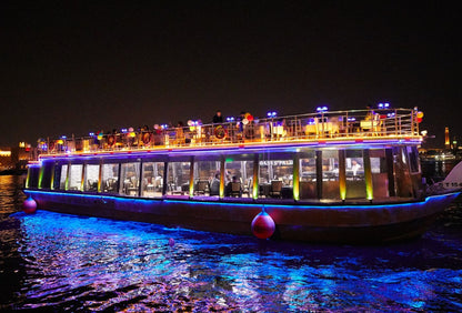 Dubai Dhow Cruise Buffet Dinner at Creek with Live Entertainment and Dubai Marina Views and Landmarks - Tripventura