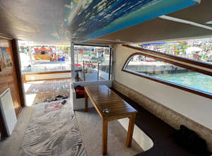 Deck of Queen VIP Yacht