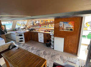 Kitchen of Queen VIP Yacht