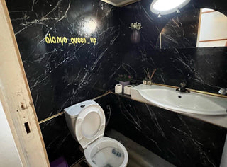 Toilet inside Queen VIP Yacht