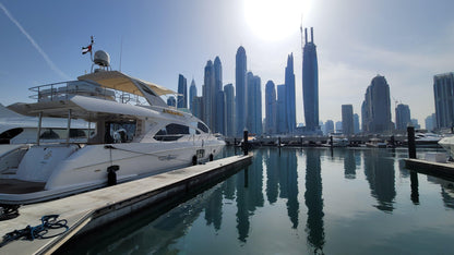 Dubai Marina Lüks AZIMUT Yat Yarım Gün Turu, Birçok Seçenek, Yemek, Transfer