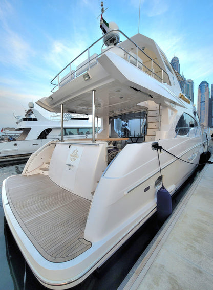 Dubai Marina Lüks AZIMUT Yat Yarım Gün Turu, Birçok Seçenek, Yemek, Transfer