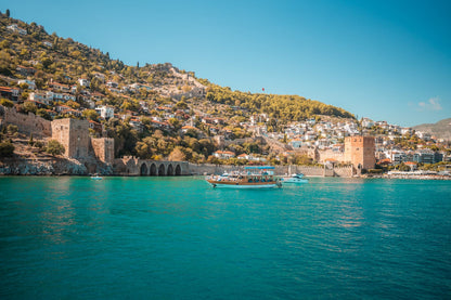 Alanya Relaxing Boat Tour, BBQ Lunch, Unlimited Soft Drinks & Transfer