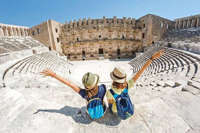 Alanya'dan Aspendos, Side, Manavgat, Şehir ve Kültür Turu, Barbekü Öğle Yemeği, Giriş Transferi