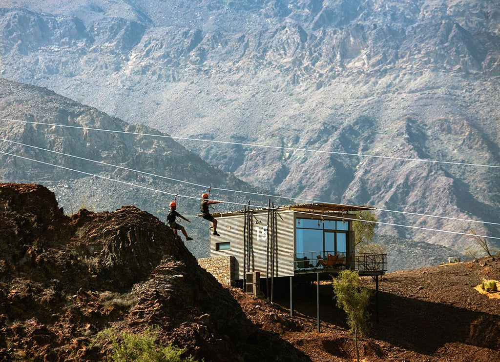 Zipline in Hatta Wadi