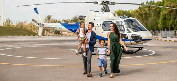 Helicopter tour over Dubai