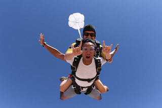 Men Sky Diving