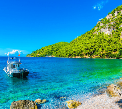 Мармарис Экскурсия на лодке по острову Клеопатры и бухтам Гекова - Tripventura