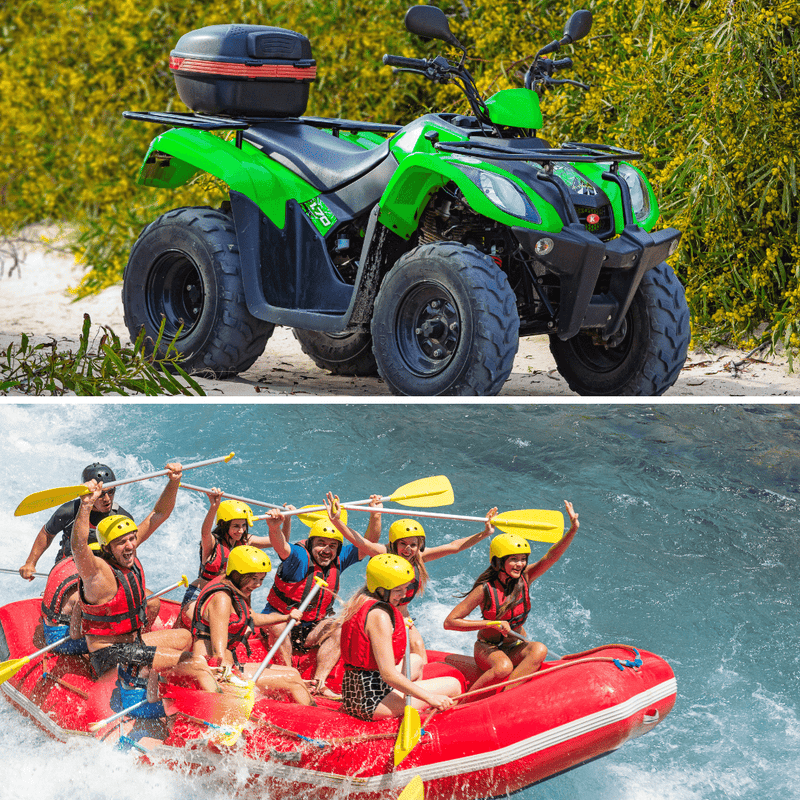 Manavgat - Rafting & Quad(ATV) Safari: Action auf Wasser und Land - Tripventura
