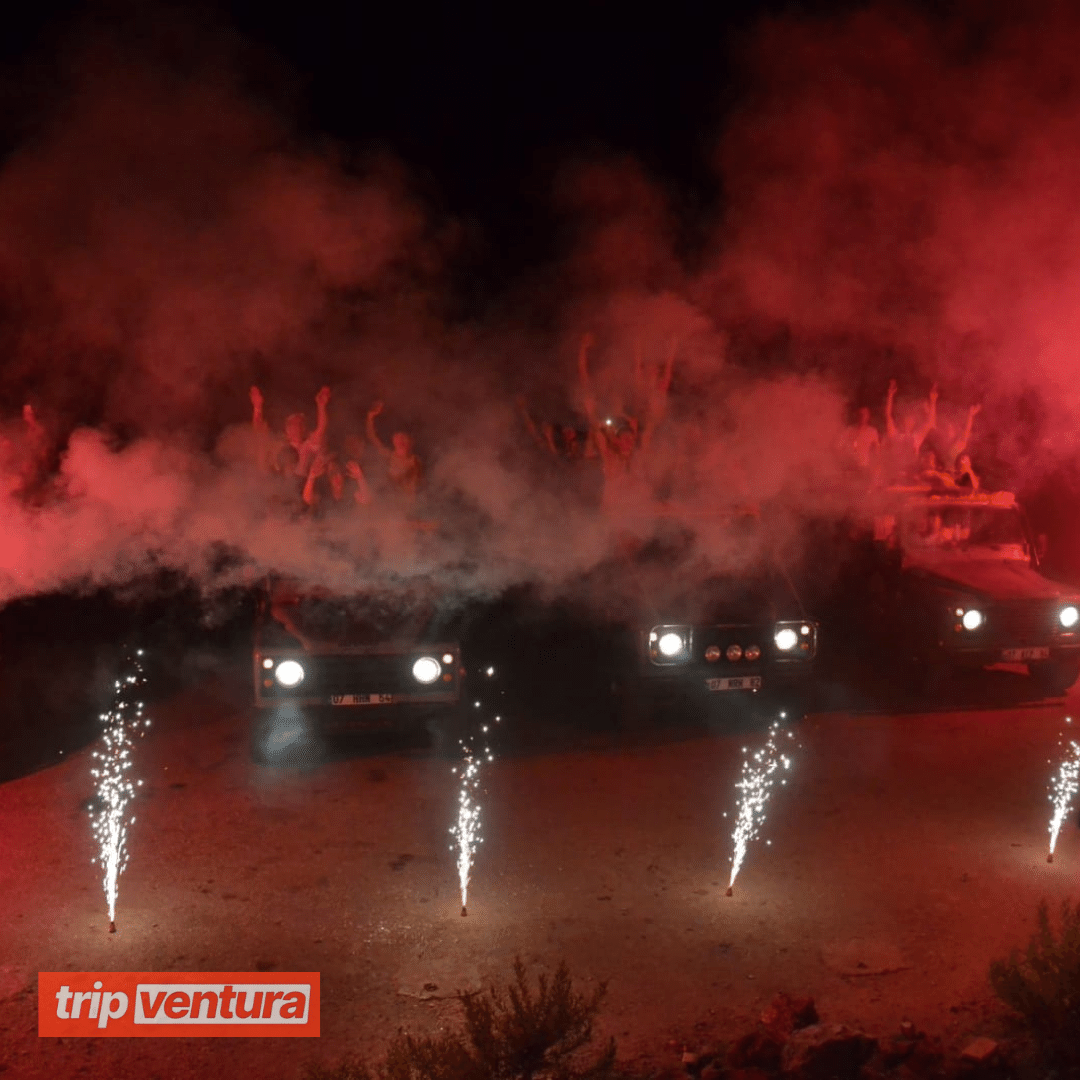 Alanya Night Jeep Safari & Boat Tour - Tripventura