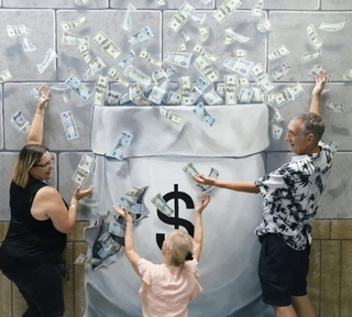interactive 3D trick-art pieces