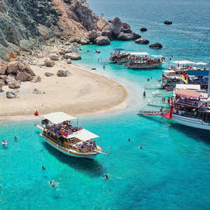 Экскурсия на лодке по острову Сулуада на закате в Кемере - Tripventura