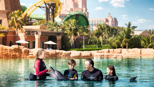 Аквапарк Atlantis Aquaventure в Дубае с дельфинами