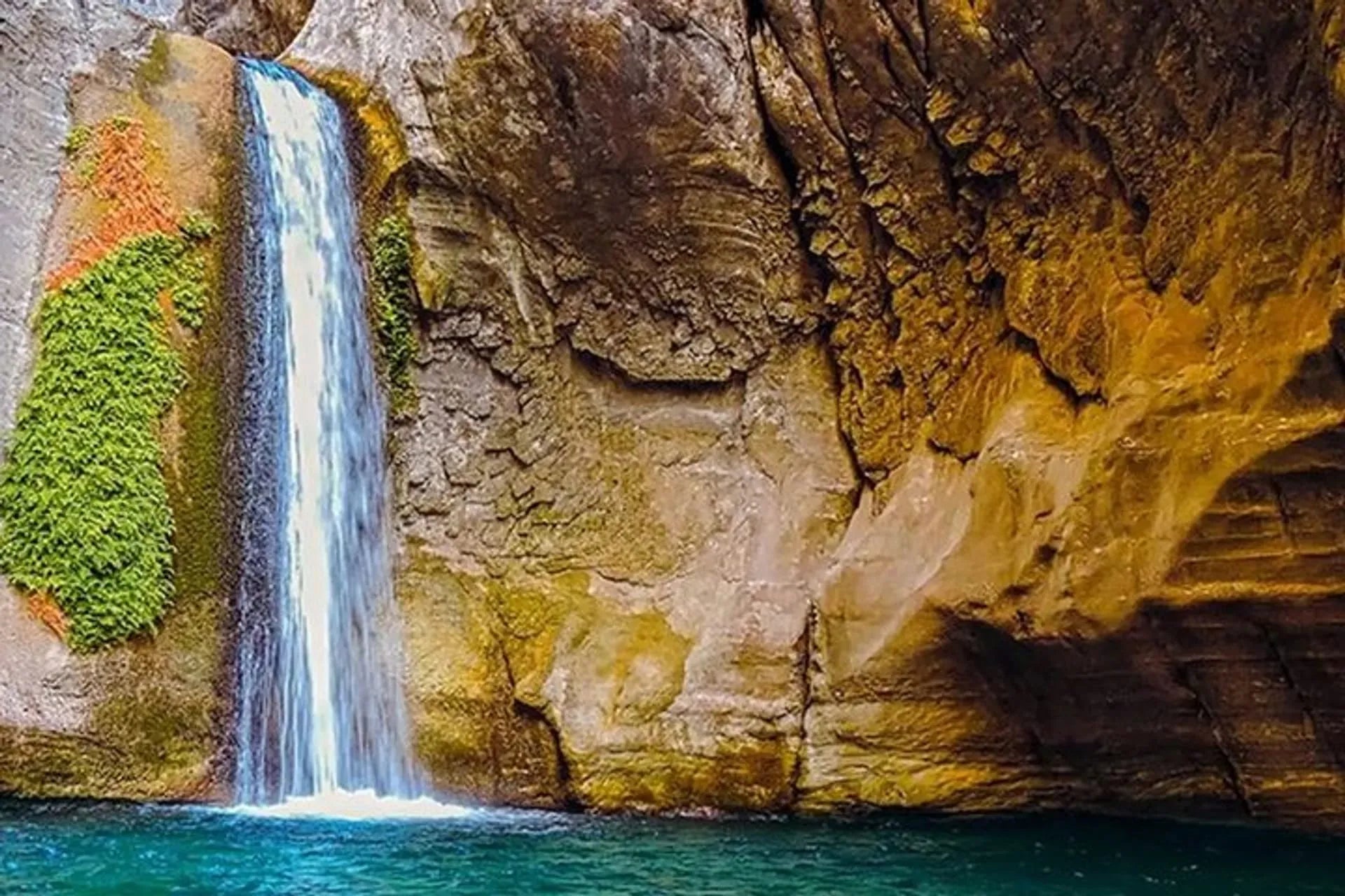 Sapadere Canyon Waterfall 
