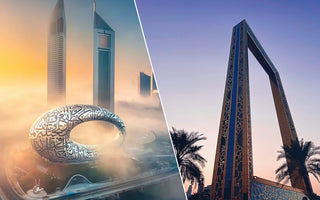 Museum of the Future with Dubai Frame