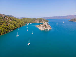 Marmaris Hisaronu Aegean Islands Boat Trip With Lunch & Transfer
