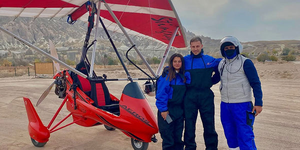 Aktivitet med ultralette flyveture i Kappadokien