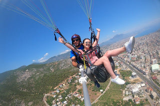 Girl Paragliding