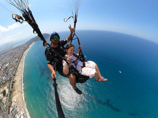 Girl Paragliding