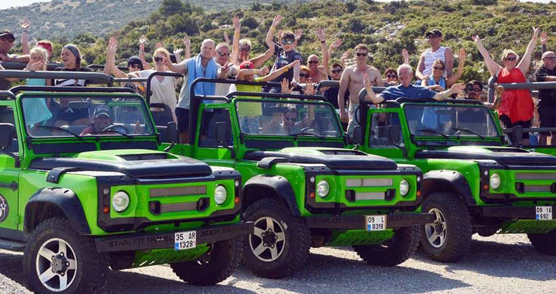 Antalya Jeep-Safari Tour mit Offroad-Fahrt, BBQ-Mittagessen & Transfer