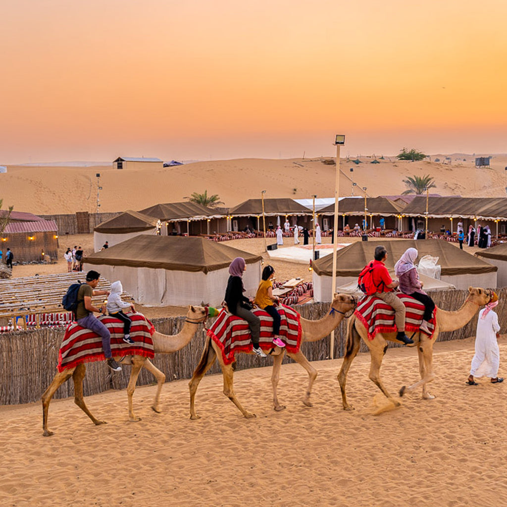Dubai Classic Desert Safari Red Dune Bashing,  Live shows & BBQ Dinner
