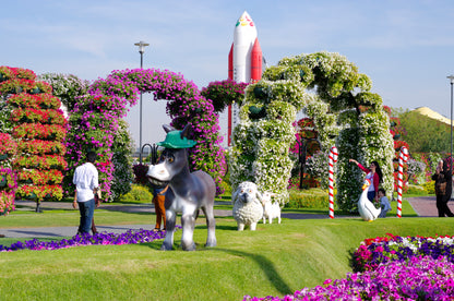 Dubai Combo: Global Village with Miracle Garden Tickets - Tripventura