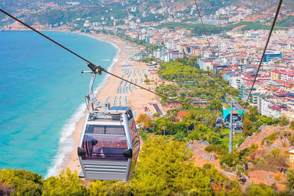 Alanya Sunset City Tour with Cable Car & Roundtrip Transfer by 4x4 Jeep