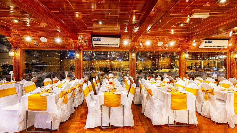 Buffet Dinner Setup at Creek
