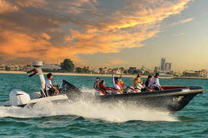 Dubai Black Speed Boat