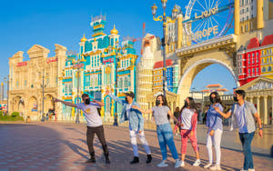 Besøgende i Dubai Global Village