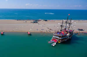 Manavgat flodbådtur, bazar & vandfald