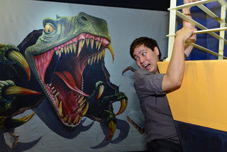 Interactive 3D exhibit at a Museum of Illusions